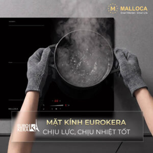 Alternative view of Bếp từ 3 vùng nấu Malloca MI593FZ