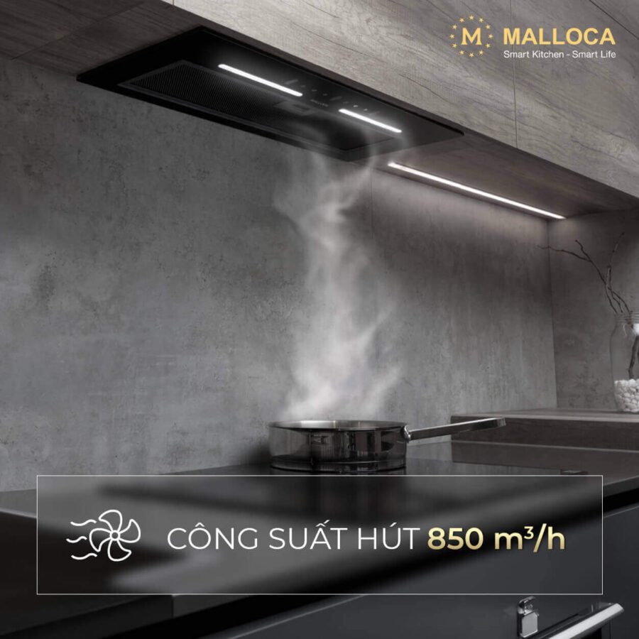 Máy hút mùi âm tủ Malloca MH600GT - Ảnh 3