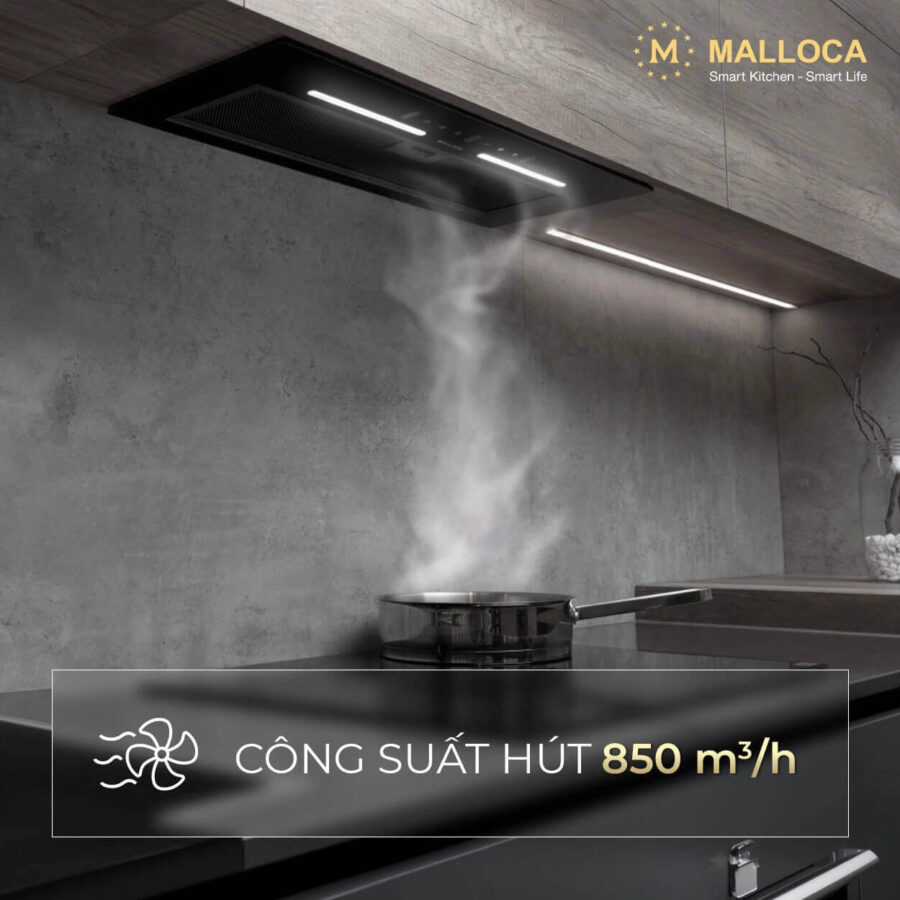 Máy hút mùi âm tủ Malloca MH700GT - Ảnh 3