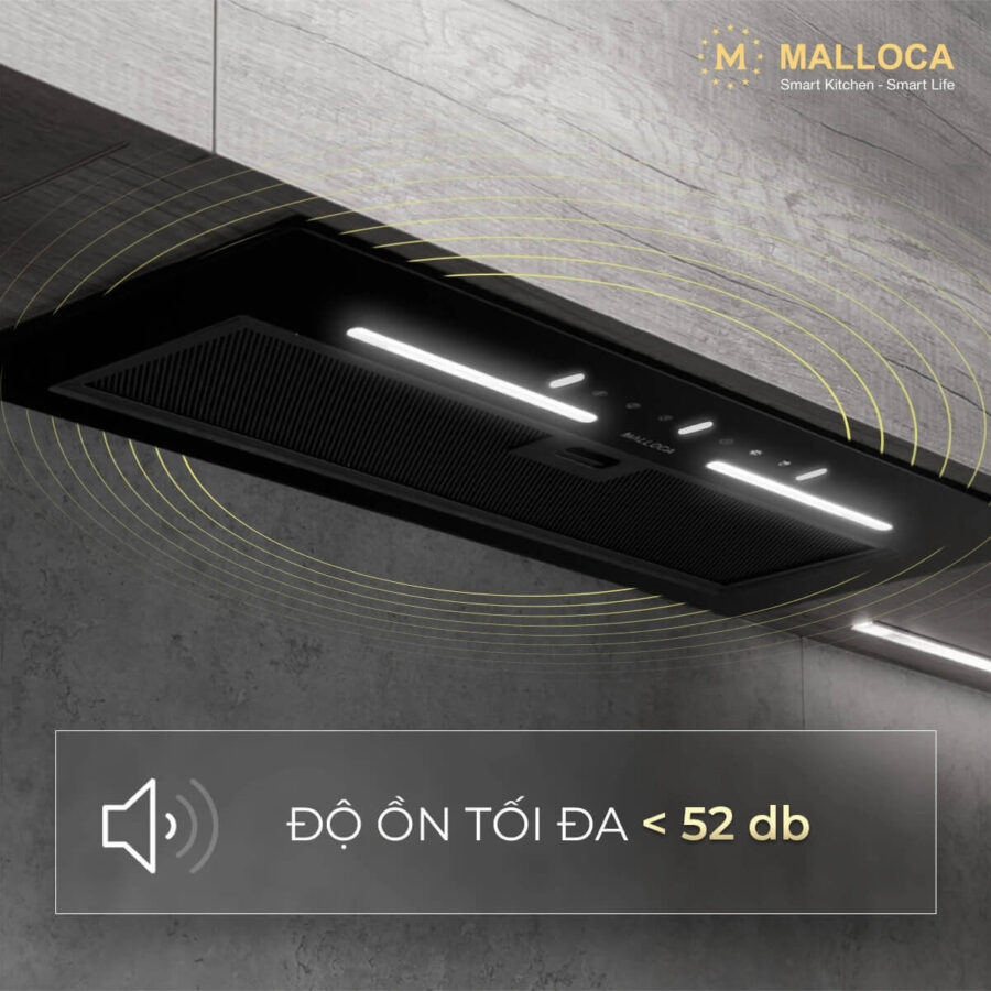 Máy hút mùi âm tủ Malloca MH700GT - Ảnh 4