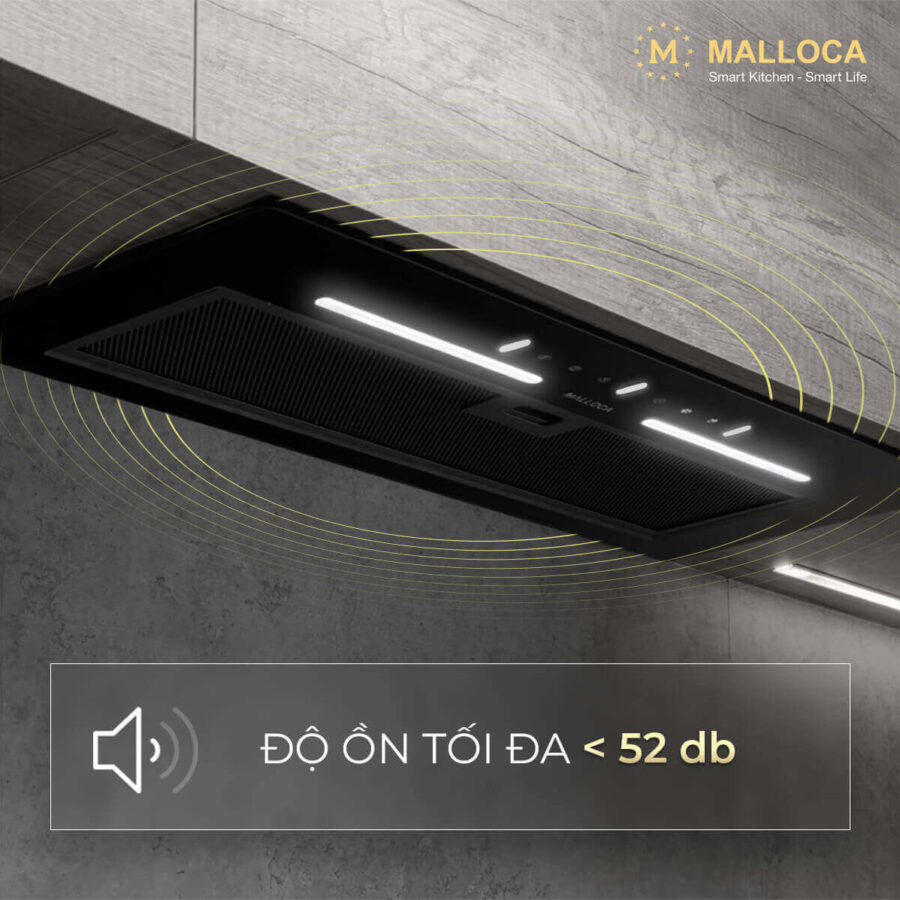 Máy hút mùi âm tủ Malloca MH600GT - Ảnh 4