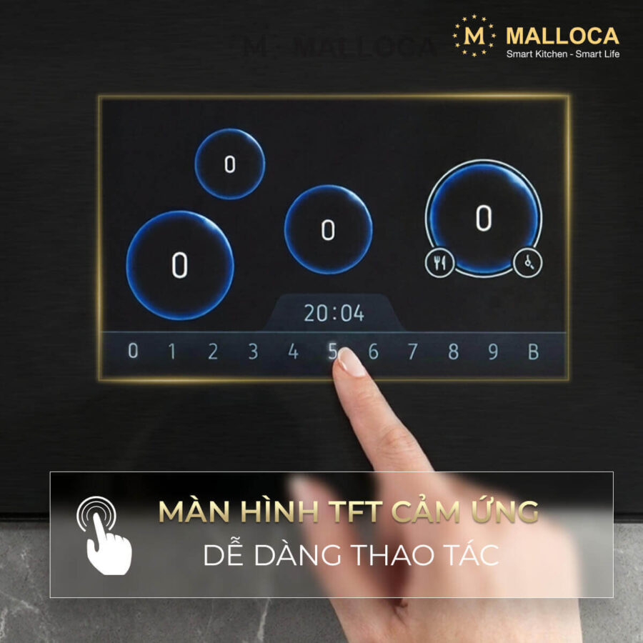Bếp từ đa điểm Malloca SKYLUX MH92TFT - Ảnh 8