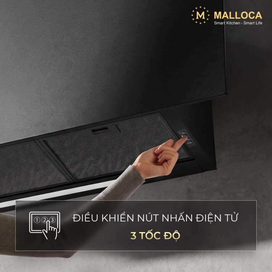 Máy hút mùi áp tường dạng chữ T Malloca VERTICAL MH900VTC - Ảnh 5