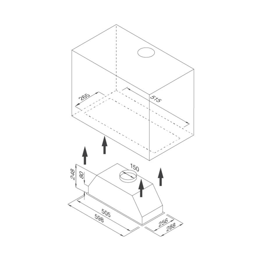 Máy hút mùi áp tường dạng nghiêng Malloca MC60GTC - Ảnh 3