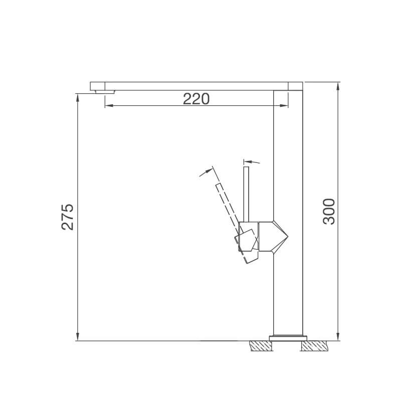Vòi rửa chén nóng lạnh Inox 304 Malloca K061SS - Ảnh 5