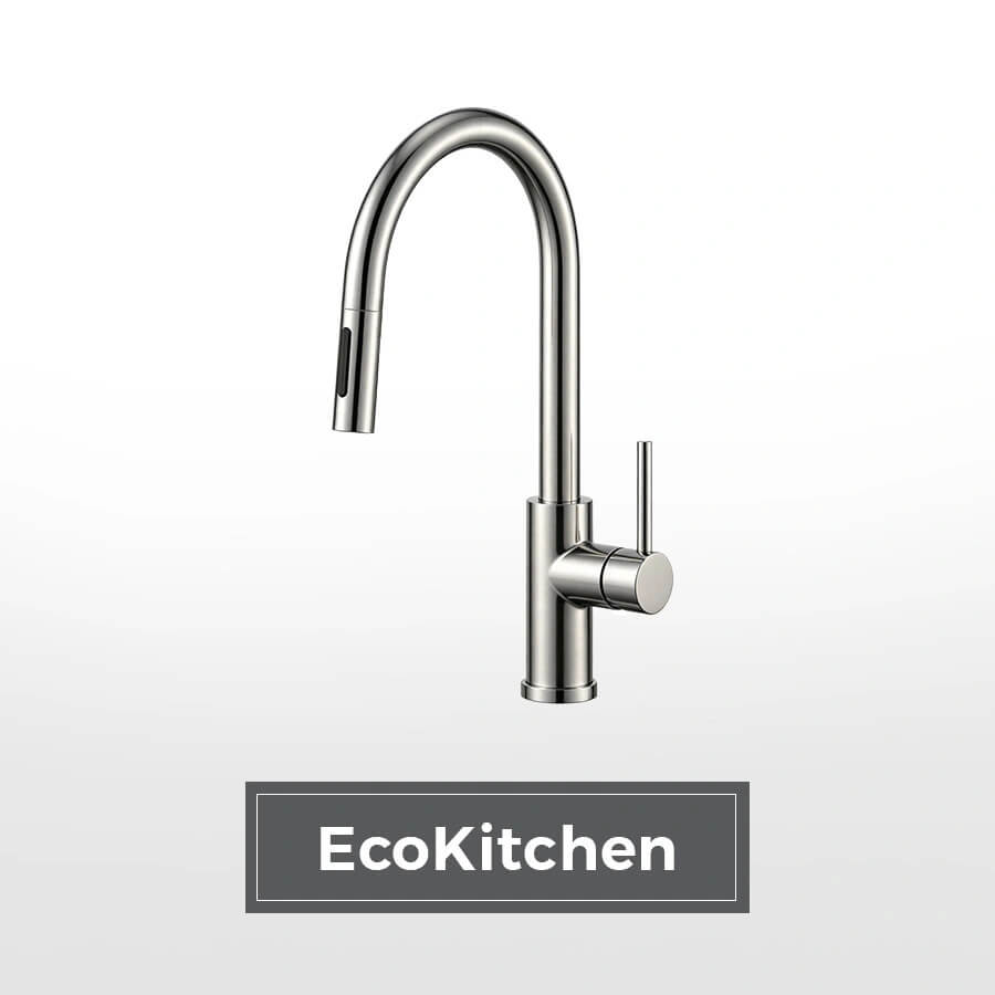 Vòi rửa chén nóng lạnh dây rút Inox 304 Malloca K1719SS
