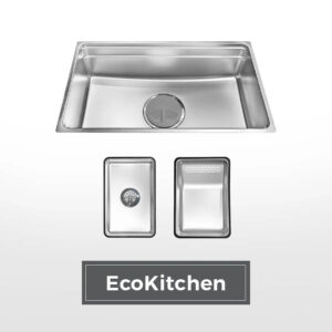 Chậu rửa chén 1 hố hạn chế trầy xước lắp âm hoặc lắp nổi Malloca LINEN MS7643SS