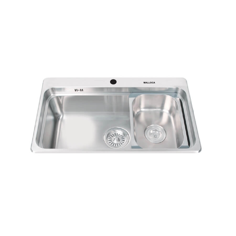 Chậu rửa chén 1 hố Inox 304 Malloca MS1022D