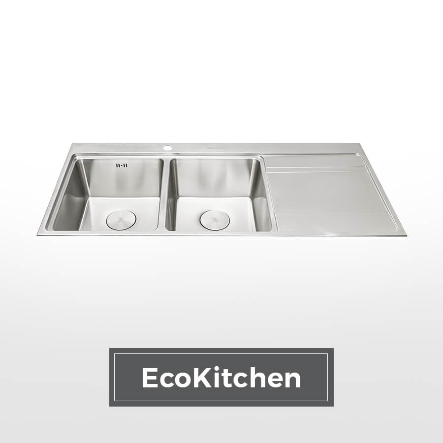 Chậu rửa chén 2 hố Inox 304 Malloca MS7818