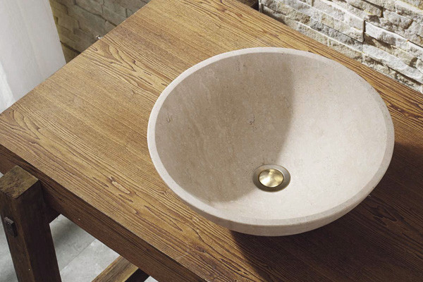 Chậu lavabo đặt bàn Kanly đá Marble tự nhiên MAR11N