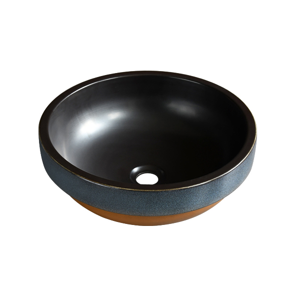 Chậu lavabo đặt bàn Kanly sứ hoa văn SU311