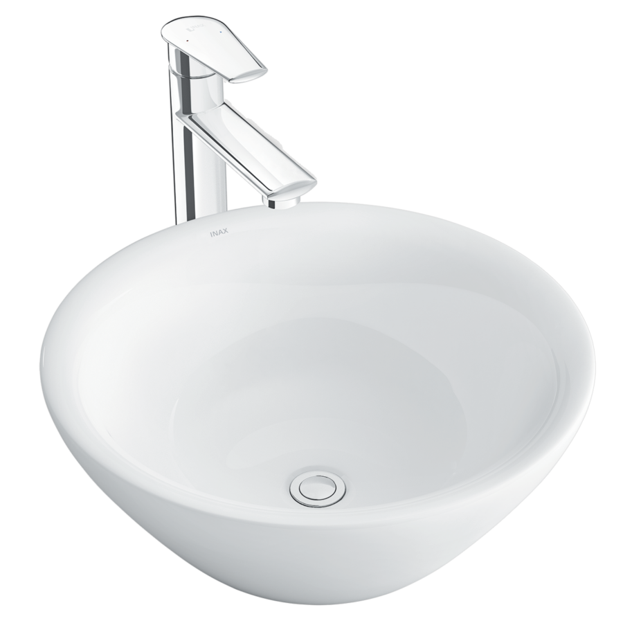 Chậu rửa lavabo đặt bàn INAX AL-445V (AL445V) men Aqua Ceramic