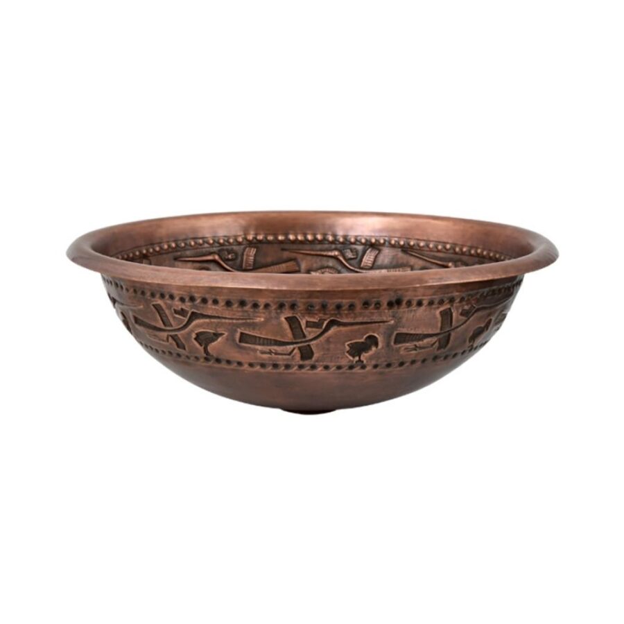 Chậu lavabo đặt bàn Kanly bằng đồng BL2622