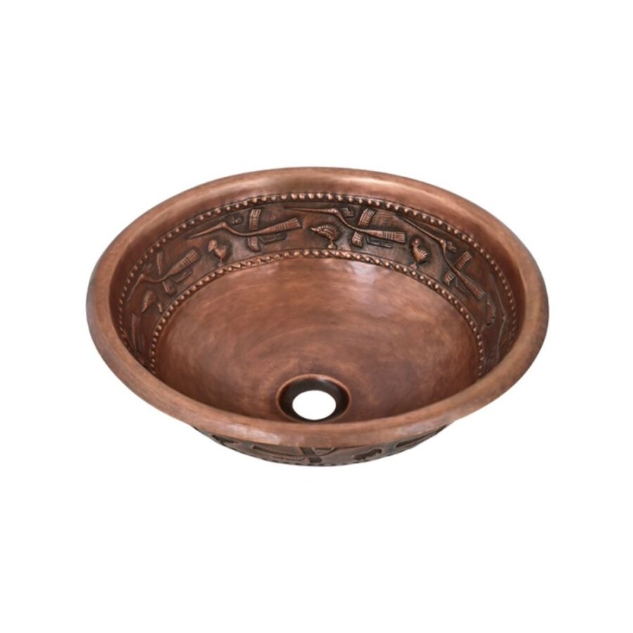 Chậu lavabo đặt bàn Kanly bằng đồng BL2622