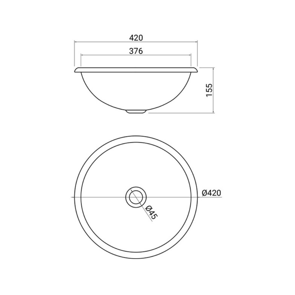 Chậu lavabo đặt bàn Kanly bằng đồng BL2622
