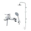 Bộ sen cây tắm đứng nóng lạnh Caesar BS122+S493C