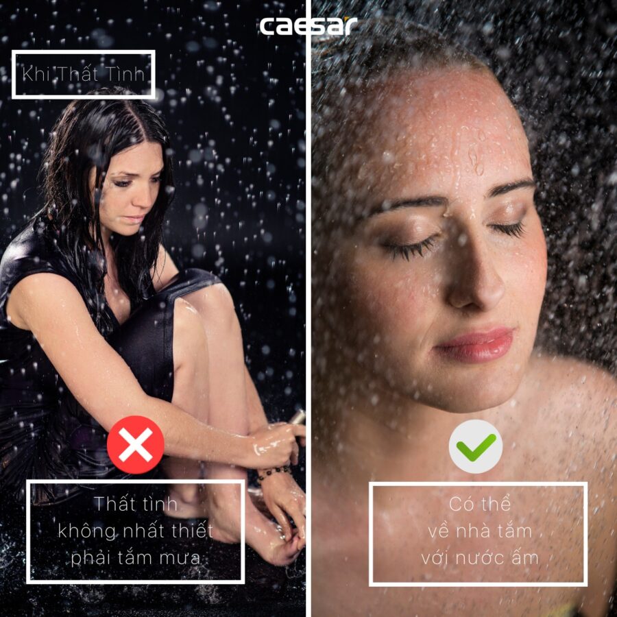 Sen cây tắm đứng Caesar BS127