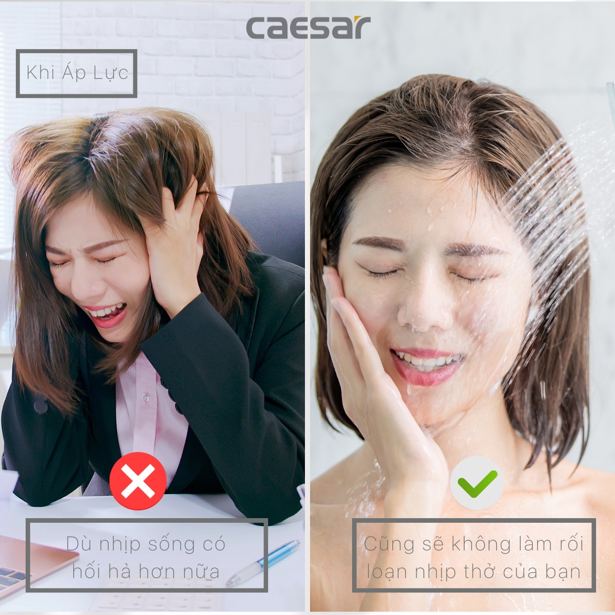 Sen cây tắm đứng Caesar BS127