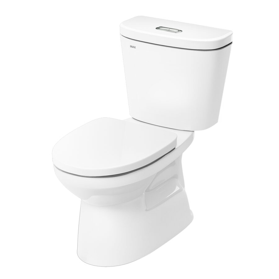 Bồn cầu 2 khối INAX C-306VA (C306VA) xả nhấn nắp thường