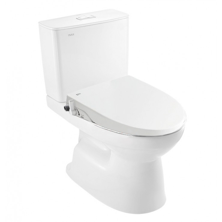 Bồn cầu 2 khối nắp rửa cơ INAX C-514A + CW-S15VN