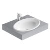 Chậu lavabo dương vành Viglacera CD21