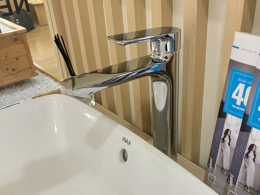 Vòi chậu lavabo nóng lạnh INAX LFV-612SH-2 (LFV612SH2)
