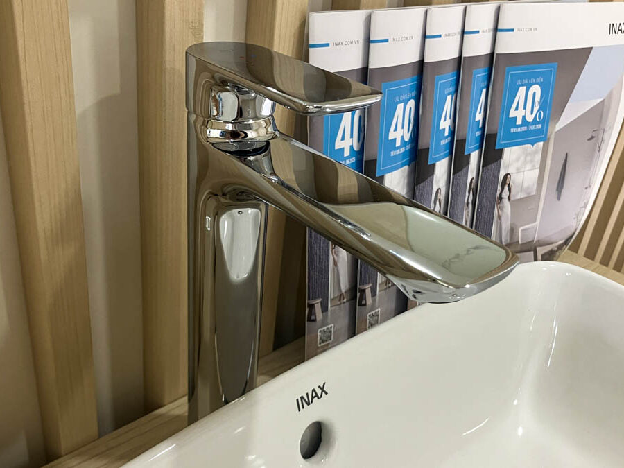 Vòi chậu lavabo nóng lạnh INAX LFV-612SH-2 (LFV612SH2)
