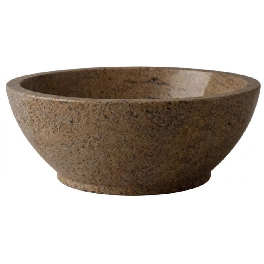 Chậu lavabo đặt bàn Kanly đá socola MAR54V