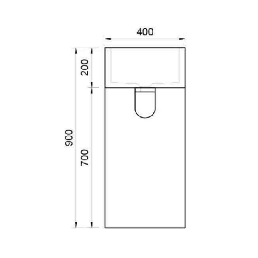 Chậu lavabo trụ đứng Kanly đá dăm kết MAR71CV