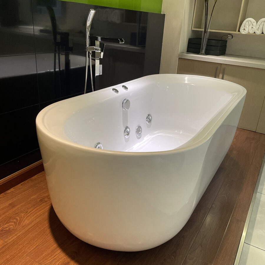 Bồn tắm đặt sàn 1m7 massage Caesar MT0770