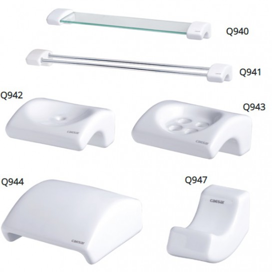 Bộ phụ kiện sứ 6 món Caesar Q940-A6 (Q940A6)