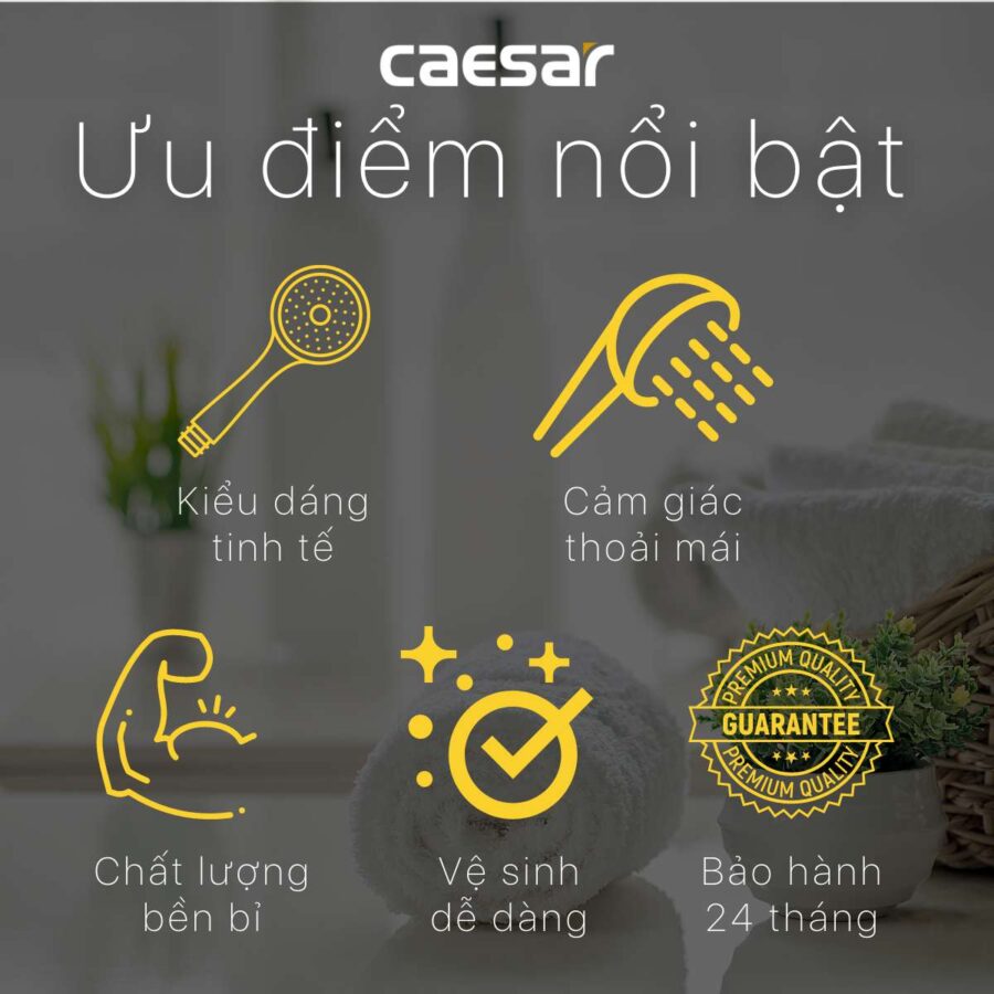 Tay sen tắm 1 chế độ Caesar SH110