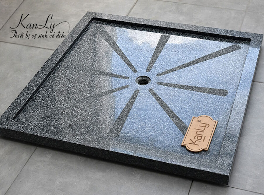 Khay tắm đứng bằng đá Granite Kanly STS02
