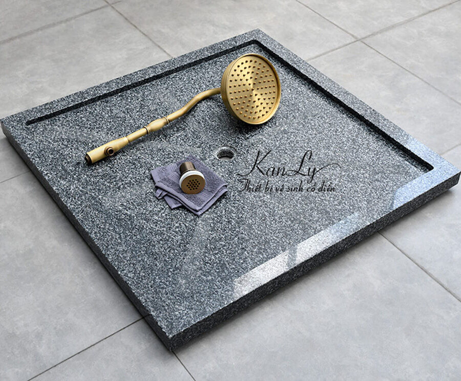 Khay tắm đứng bằng đá Granite Kanly STS02