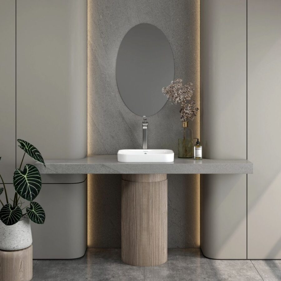 Chậu lavabo đặt bàn Viglacera V27