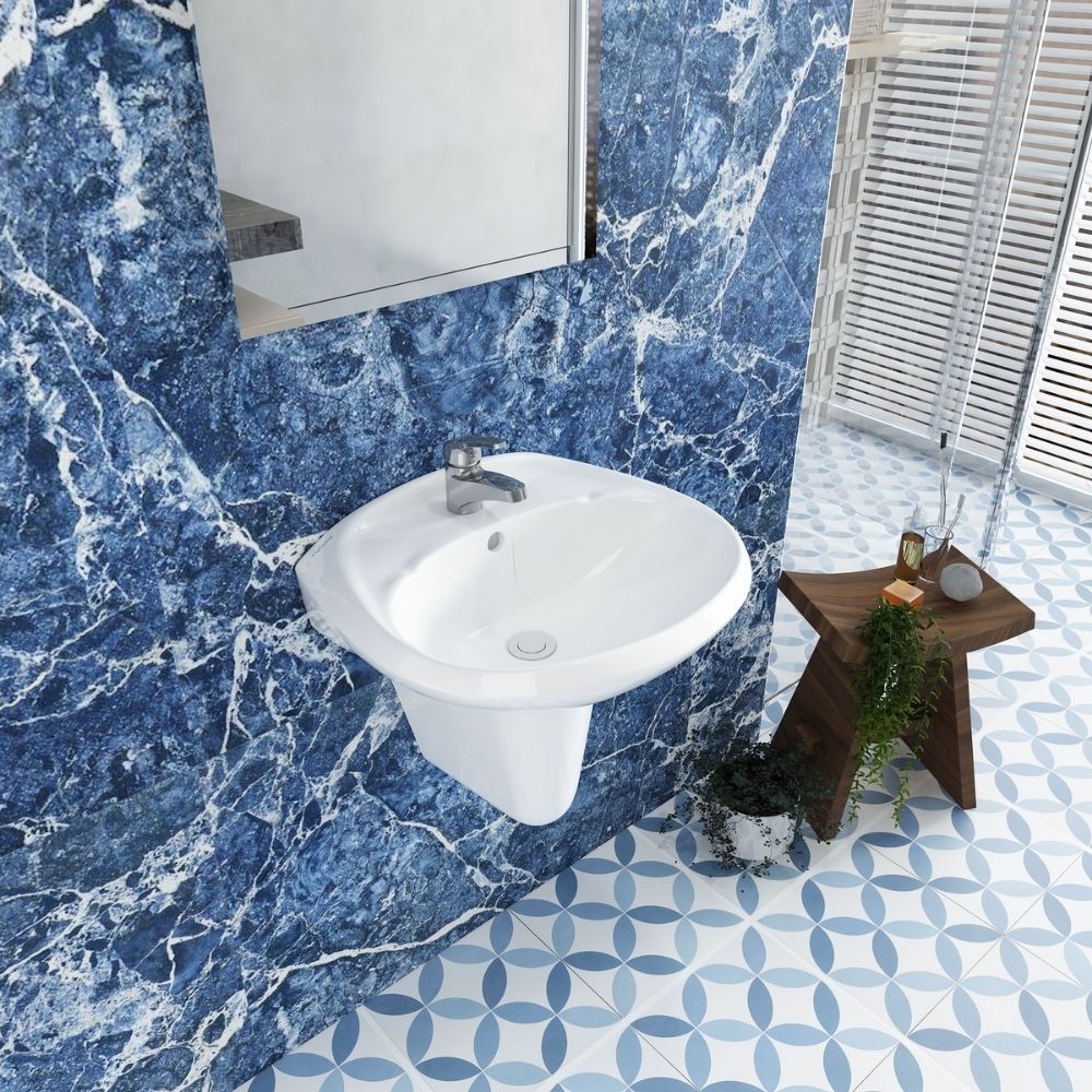 Chậu rửa lavabo treo tường Viglacera VTL3