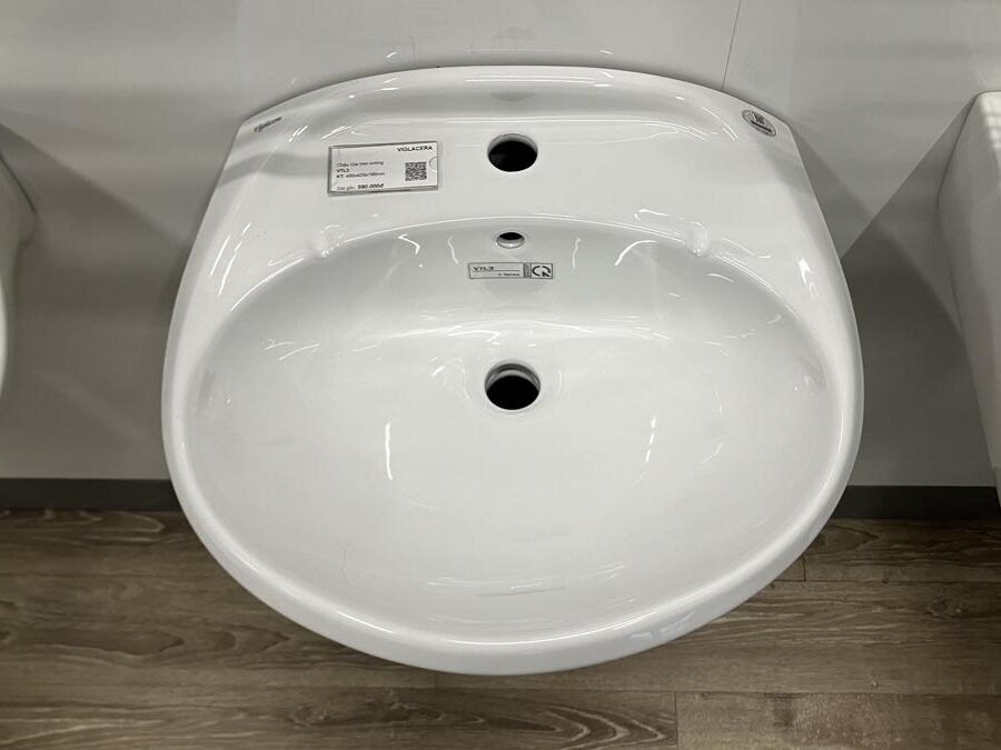 Chậu rửa lavabo treo tường Viglacera VTL3