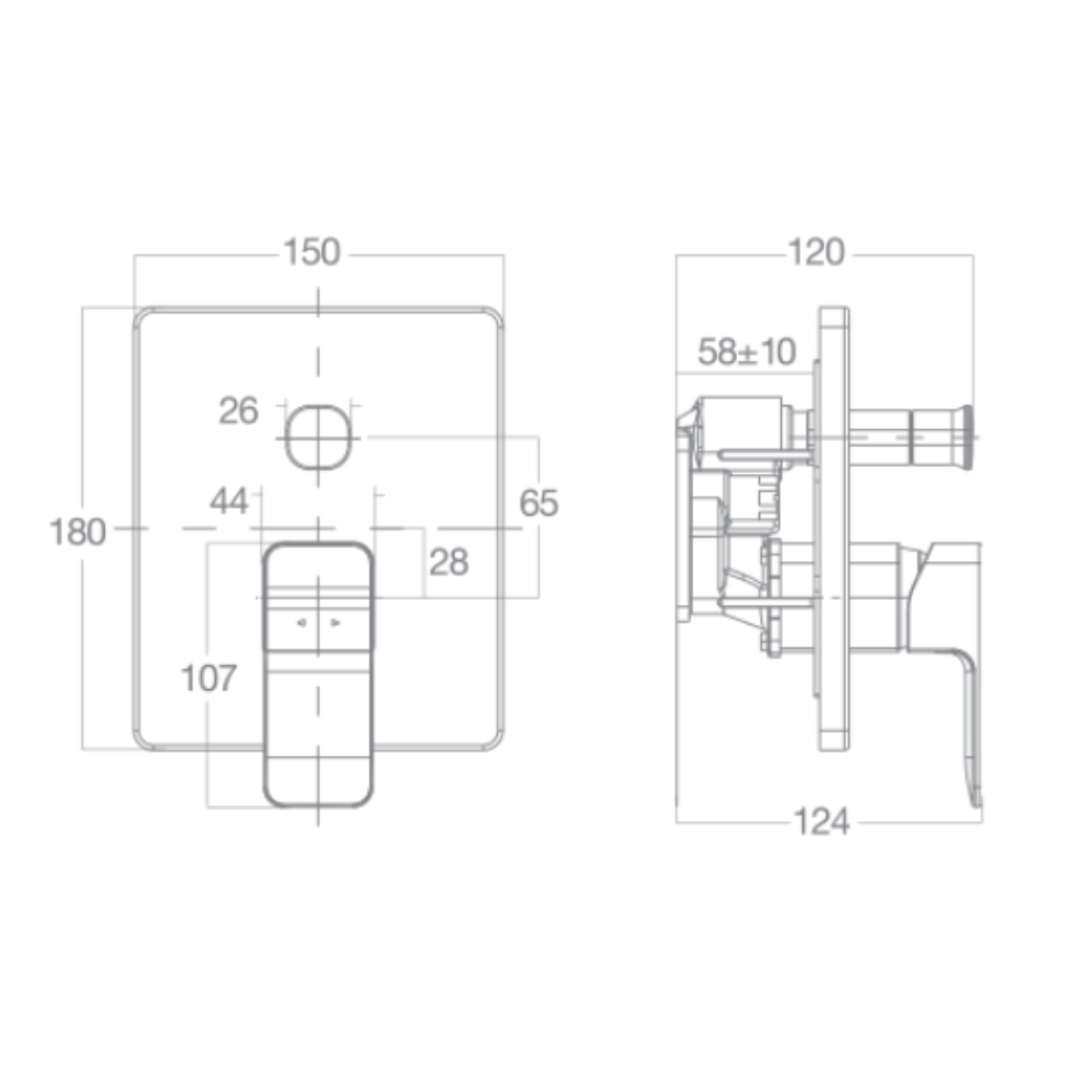 Vòi sen âm tường American Standard WF-1321 (WF1321) Acacia