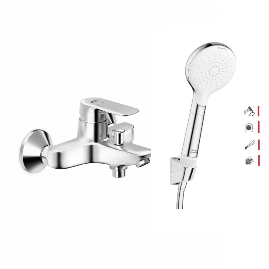 Bộ sen American Standard WF-1M11+WF-5263 nóng lạnh (WF1M11 + WF5263)