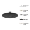Đầu sen phun mưa American Standard WF-5100 (WF5100) Moonshadow Drip-free