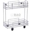 KỆ DÂY INOX CHỮ NHẬT HAI TẦNG BN650