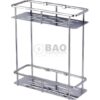 KỆ INOX CHỮ NHẬT HAI TẦNG BN720